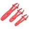 3-Pack Hose Pinch Off Pliers - Fuel Line Clamp Tool for Automotive Brake, Radiator and Coolant (Red, 3 Sizes)